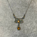 1950’s coloured paste necklace