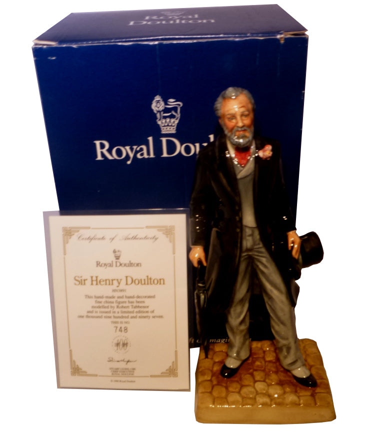 Royal Doulton Limited Edition Character Figurine - Sir Henry Doulton HN3891 (Boxed)