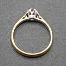 9ct gold .2ct diamond solitaire ring