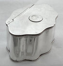 Georgian, George III, Coin Inset Old Sheffield Plate, Tea Caddy, circa 1790.