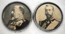 Pair of Victorian Silver Framed Photographs of the Prince of Wales & Prince George. Chester 1900 James Deakin & Sons.