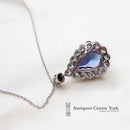 Stunning Handmade 18ct White Gold Tanzanite & Diamond Pendant