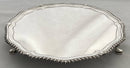 Georgian, George III Silver Salver, London 1772, Richard Rugg 19.5 Troy Ounces.