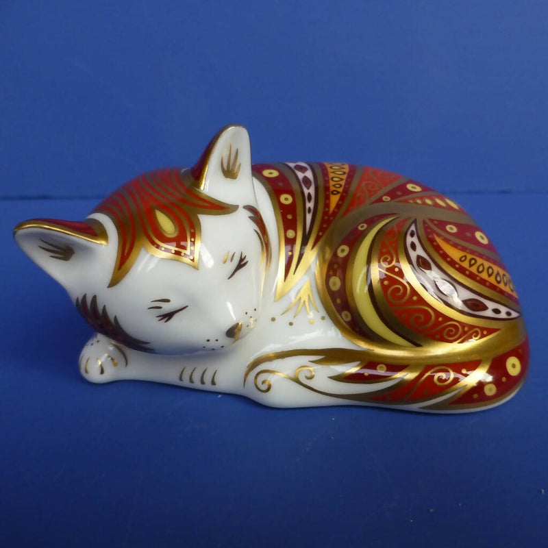 Royal Crown Derby Limited Edition Paperweight - Marmelo Kitten (Boxed)