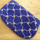 1930's purple beaded evening bag