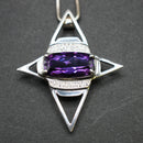 Jake: Amethyst star pendant