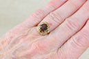 9ct Gold Vintage Smoky Citrine Ring