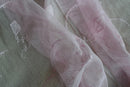 KITES - Vintage design Cotton Lace Curtain Panelling 50" sold per metre Pink