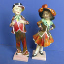 Royal Doulton Figurines - Pearly Boy and Pearly Girl HN2035 & HN2036