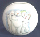 Royal Doulton Snowman Money Ball - Money Box