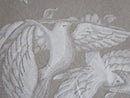 Doves stunning ivory cream Cotton Lace tablecloth - 70" x 108" ~ 170 x 275cms
