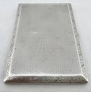 George V Silver Cigarette Case. Chester 1918 Asprey & Co Ltd. 6 troy ounces.