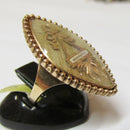 Georgian Mourning Hair Ring - 1783