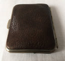 Victorian silver mounted ladies leather purse. Birmingham 1899 Steinhart & Co.