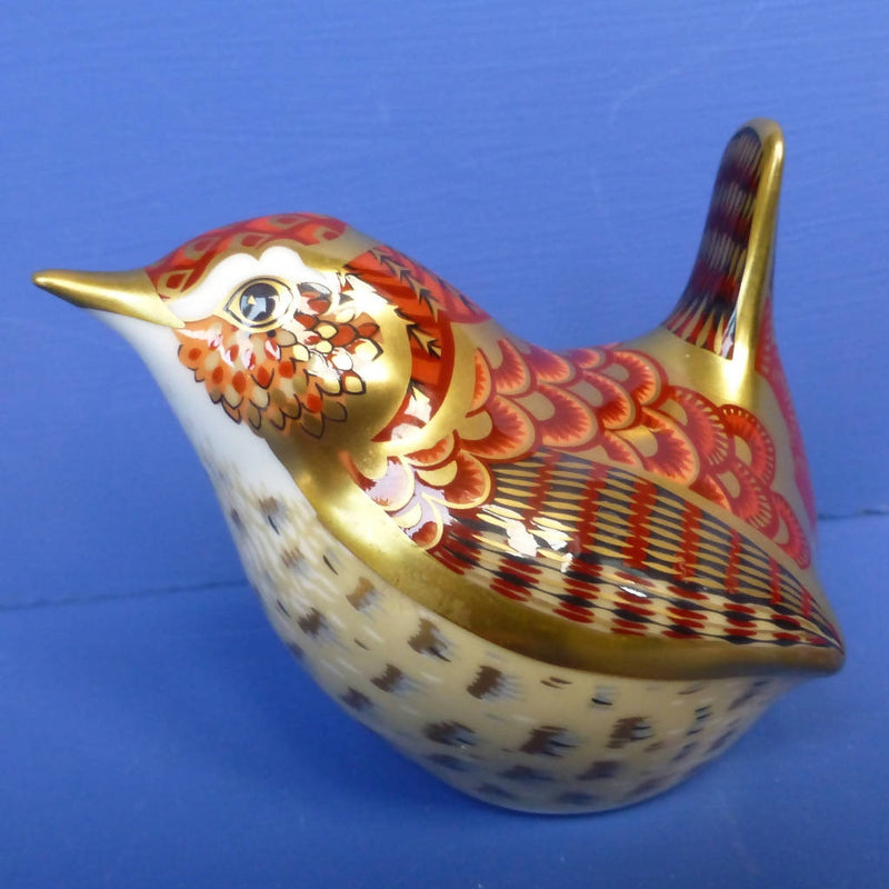 Royal Crown Derby Paperweight - Jenny Wren (Boxed)