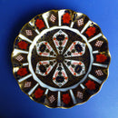 Royal Crown Derby Old Imari 1128 Fluted Dessert Plate