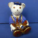 Royal Crown Derby Paperweight - Schoolboy Teddy (Boxed)