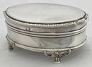 Elizabeth II Silver Casket. Birmingham 1954 Adie Brothers Ltd.