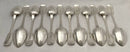 Georgian, George IV, Set of Twelve Crested Irish Silver Tablespoons. Dublin 1825-28 William Cummins. 30 troy ounces.