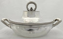 French First Empire Silver Entree Dish, Liner & Cover. Odiot of Paris. 52.5 troy ounces.