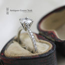 Platinum Certified Diamond 0.99ct Solitaire Ring