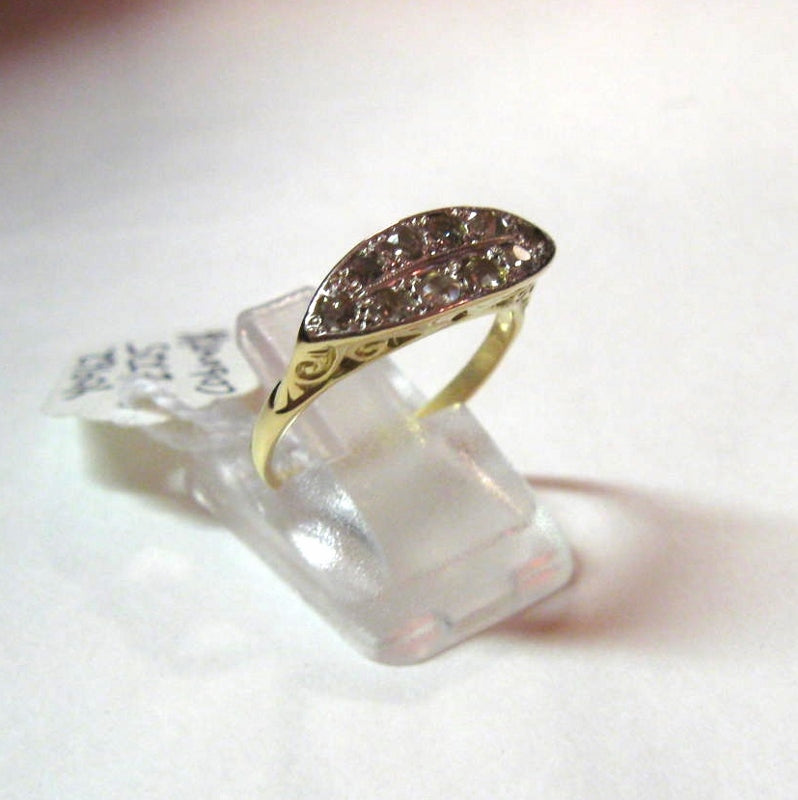 Antique Edwardian 18ct Gold And Diamond Ring