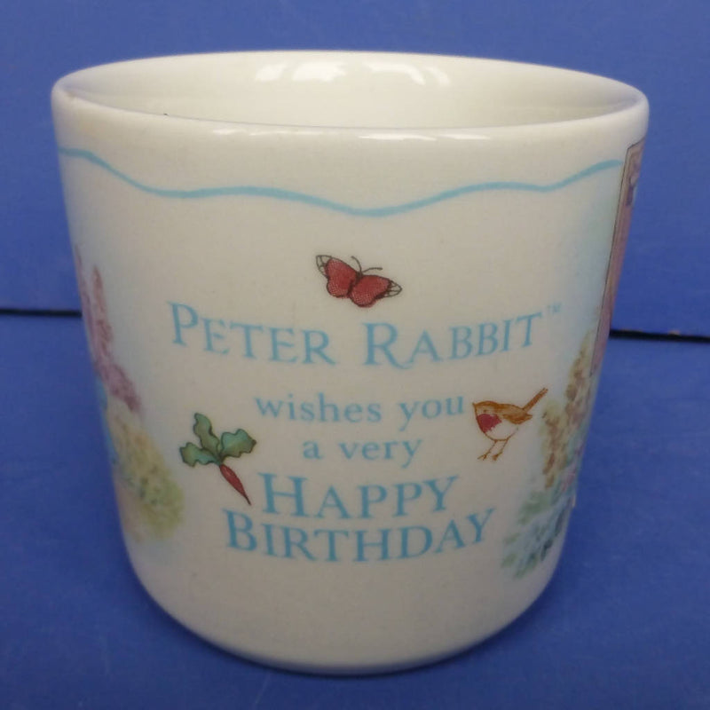Wedgwood Beatrix Potter Peter Rabbit Happy Birthday Beaker