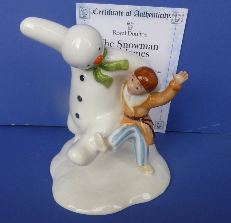 Royal Doulton Limited Edition Snowman - Dancing In The Snow