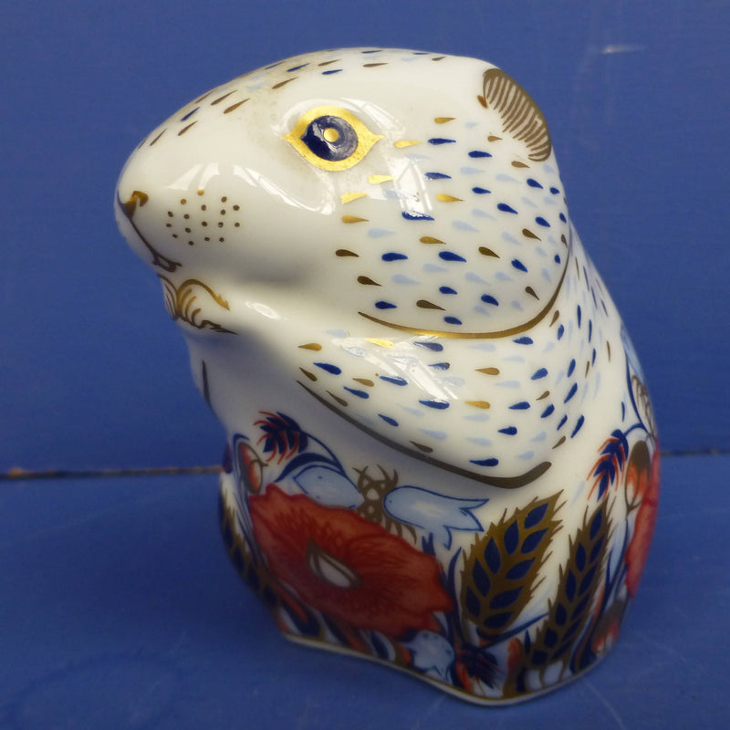 Royal Crown Derby Paperweight - Poppy Mouse