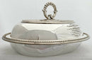 St Helena Interest. A Victorian Silver Plated Entree Dish & Cover for R.M.S. Papanui.