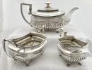 Georgian, George III, Silver Tea Set. London 1812 Alice & George Burrows II. 41 troy ounces.