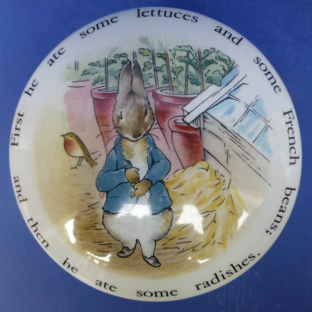 Wedgwood Beatrix Potter Peter Rabbit Round Trinket Box