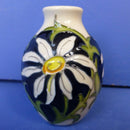 Moorcroft Miniature Daisy Vase April Birthday By Nicola Slaney