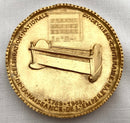 Large Gilt Bronze Medallion with Profile of Napoleon Bonaparte. Bicentenary of Birth 1769 - 1969.
