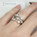 9ct White Gold Diamond Bubble Ring 1.30cts