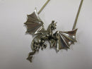 Silver Dragon Necklace 15 1/2 Inches