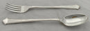 Silver Plated Serving Fork & Spoon. Elkington & Co. 1961.