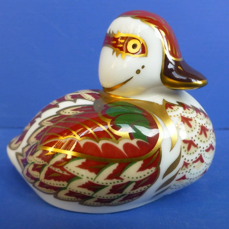 Royal Crown derby Paperweight Bakewell Duckling (Boxed)