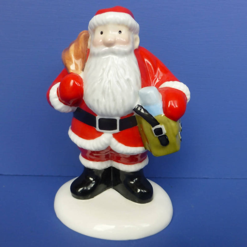 Coalport Snowman Limited Edition Father Christmas Figurine - Christmas Begins