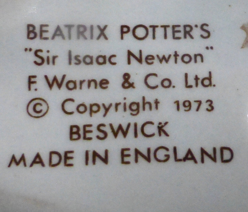 Beswick Beatrix Potter Figurine - Sir Isaac Newton BP3B