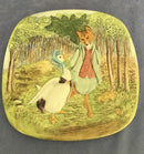 Beswick Jemima Puddleduck with Foxy Whiskered Gentleman Pottery plaque