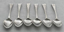 Georgian, George III, Set of Six Silver Teaspoons. London 1806 Peter & William Bateman. 2 troy ounces.