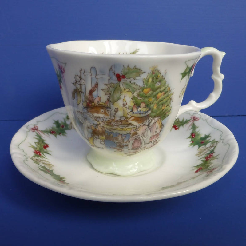 Royal Doulton Brambly Hedge Teacup and Saucer - Merry Midwinter