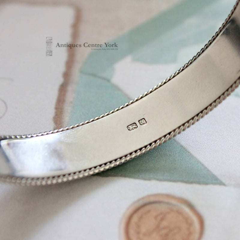1960's Silver Fully Engraved Bangle