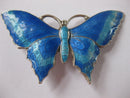 Art Deco Sterling Silver And Enamel Butterfly Brooch (SOLD)