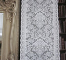 "Grace" Antique Style Cream Cotton Lace Curtain Panelling Sold By The Metre - 12 Inches Wide