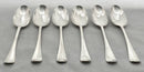 Georgian, George II, Set of Six Silver Hanoverian Pattern Tablespoons. London 1742 Ebenezer Coker. 12 troy ounces.