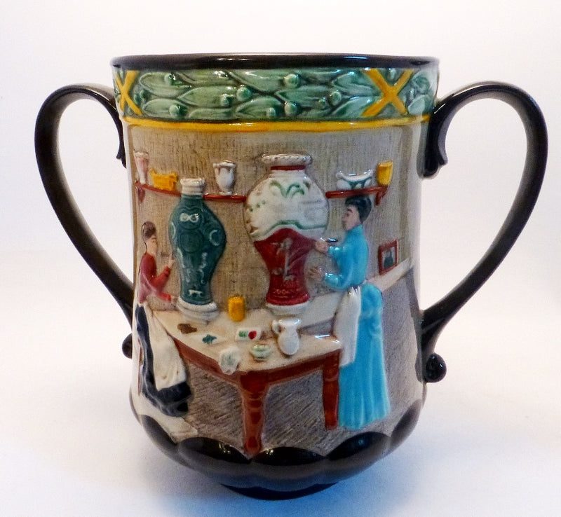 Royal Doulton Loving Cup - Pottery In The Past - D6696