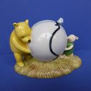Royal Doulton Winnie The Pooh's Blue Balloon Money Box WP16 (Boxed)
