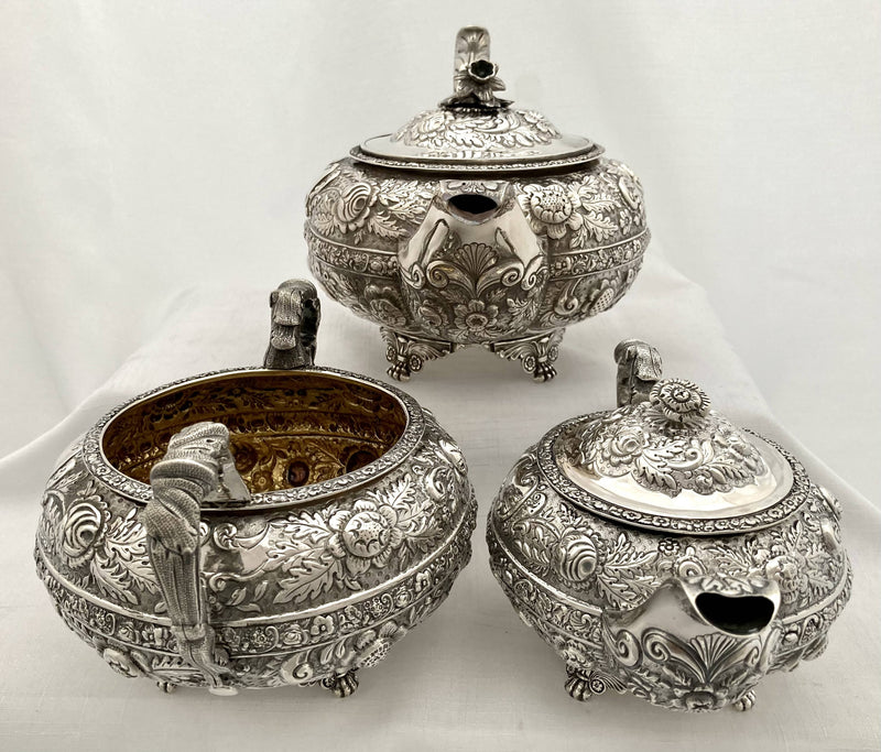 Georgian, George III, Silver Tea Service. York 1819 James Barber & William Whitwell. 51 troy ounces.